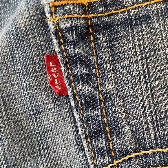 Men's Levi's Relaxed Straight May 2007 make in Mexico medium wash size 34/32 - Picture 4 of 12